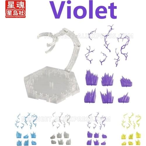 Violet Tamashii Burst Lightning Effect Explode Explosion Figuarts Fix Saint Seiya Dragonball Action Figures Model Accessories