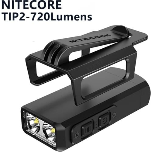 NITECORE TIP2 Powerful Torch 720 Lumens Mini Keychain light Portable Waterproof USB Charging Flashlights For Camping
