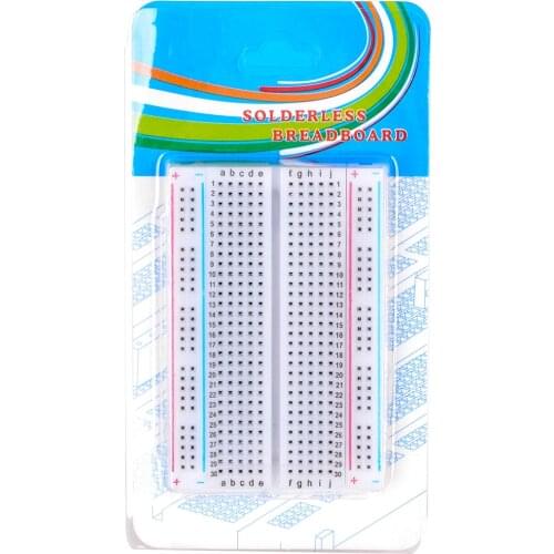 Solderless Breadboard 400 Tie Points Solderless PCB Breadboard Test Protoboard for DIY PCB Test Circuit Board Testing Tool