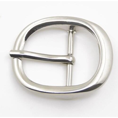 1pcs Metal 3cm Belt Buckle Casual Polished End Bar Single Pin Belt Buckle Leather Craft Webbing fit for 27-29mm belt Silver