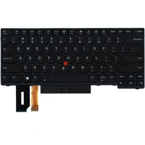New/Orig Lenovo USEnglish Backlit Keyboard Thinkpad E480 E490 T480S L480 L380 Yoga T490 T495 L390 Yoga L490 P43s Teclado 01YP280