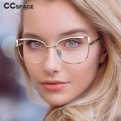 53586 The New Square Anti Blue Light Optical Metal Glasses Frames Men Women Fashion Computer Eyeglasses