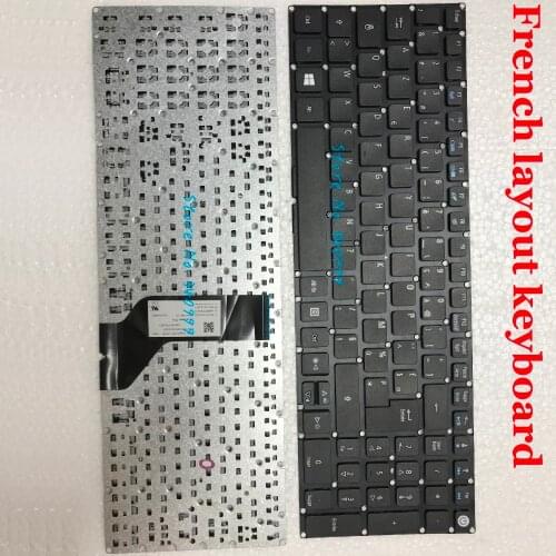 New AZERTY clavier for Acer Aspire E5-522 E5-532 E5-573 E5-722 E5-772 E5-574 E5-575 E5-523 us keyboard