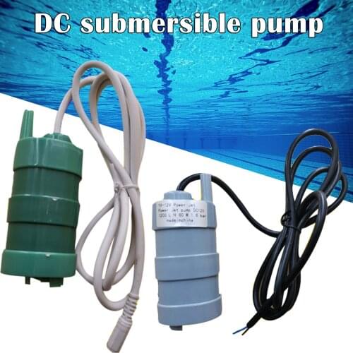 24V DC Submersible Flow Pumps 15 meters 10L/M Straight Micro Water Equipment for Engineering STTA889