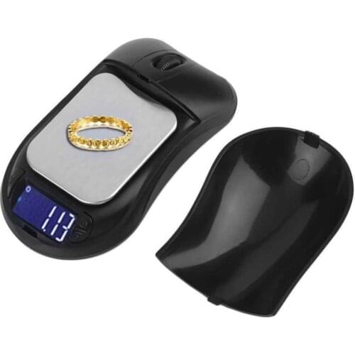 100 x 0.01g Portable Digital Scale Mice Mouse Shaped Jewelry Scale 0.01 gram Precision Electronic Scale