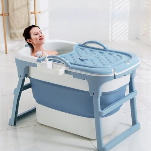 High Sweat Steaming Bath Bucket with Cover Folding Adult Child Bathtub Barrels Fumigation Bath Bucket Bathroom Furniture