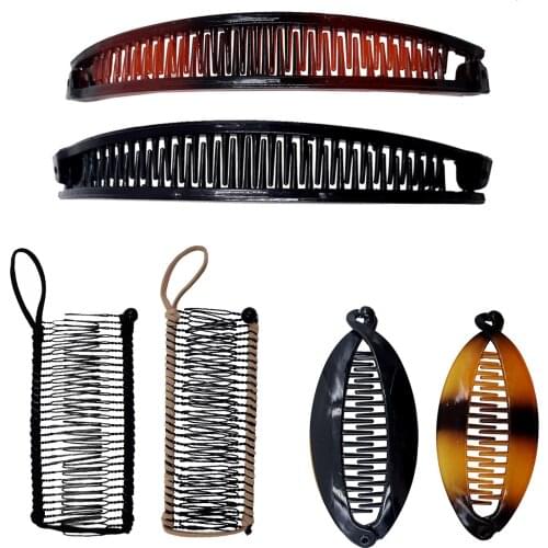 Hair Claws Hairpins Acrylic Trendy Hair Clip Hair Claw Banana Clip For Women Girl Hair Accessories Sets YR022501