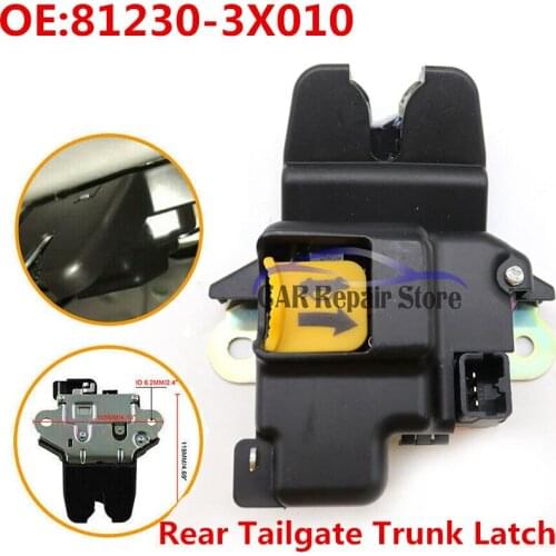 Rear Tailgate Trunk Lock 81230-3X010 812303X010 For 11-16 Hyundai Elantra 13-14 Sedan Latch Assy Trunk Lock Free Shipping NEW