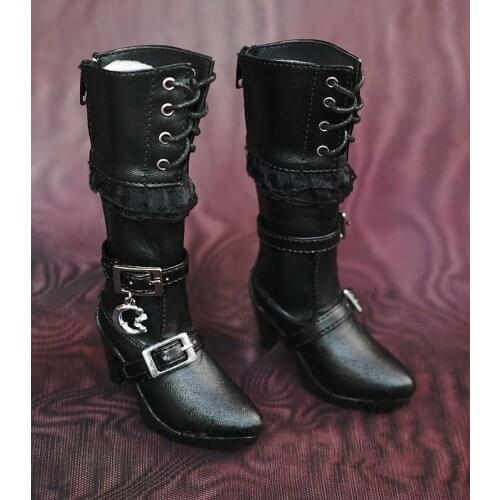 1/3 scale BJD punk high-heel boots leather shoes for BJD SD13 doll accessories,Not included doll and other accessories A0513