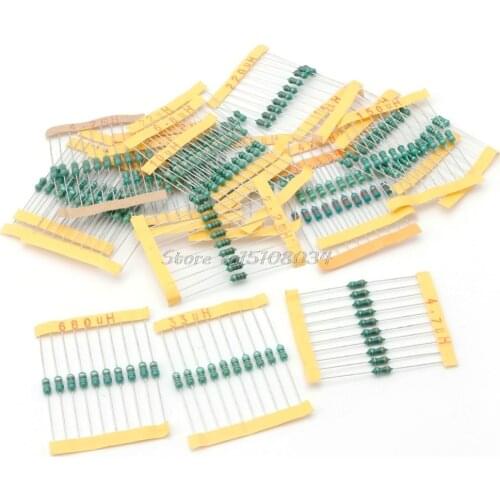 200PCS 20 Value 0.5W Assorted Color Wheel Inductor Kit 10% Tolerance Set S08 Wholesale&DropShip