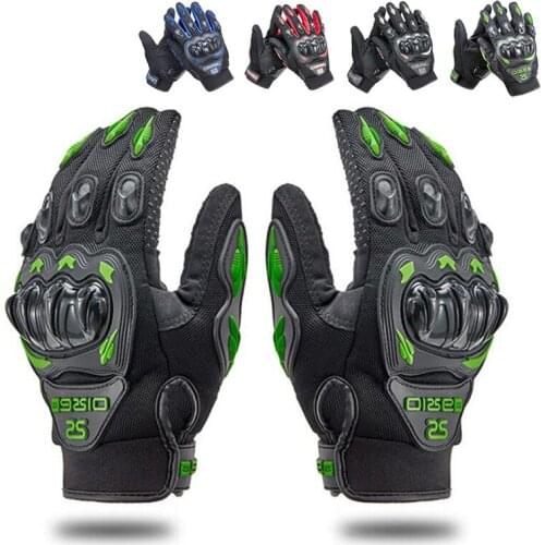 4 Colors Motorbike Gloves Work Gloves Microfiber Antiskid Breathable Hard Shell Protection Wear Resistant Driving Gloves