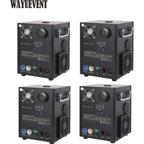 4pcs / 650W Cold Spark Wedding Flame Fountain DMX And Remote Control Sparkler Machine