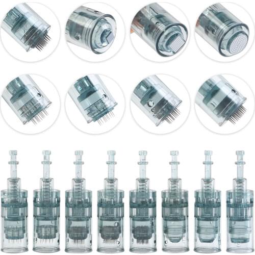 5pcs Dr. Pen M8 Needle Cartridges Bayonet Cartridges 11 16 36 42 Nano Needle MTS Micro Skin Needling Compatible With Dr pen M8