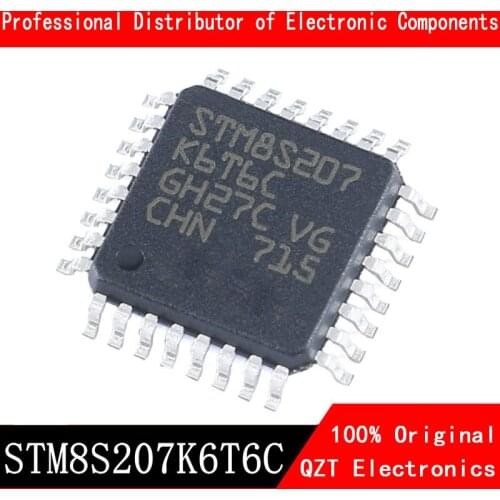 5pcs/lot new original STM8S207K6T6C STM8S207 LQFP32 microcontroller MCU In Stock