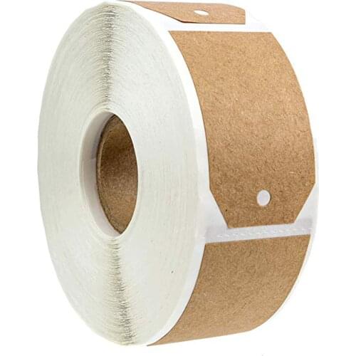 300labels/roll Brown Gift Tags Stickers Scrapbooking Label Stickers For Gift Tags And Wedding Decoration Stationery Sticker