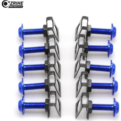 6MM CNC ALUMINUM Motorcycle Accessories Fairing body work Bolts Screws For BMW K1200R K1200R SPORT K1200S K1300 S R GT K1600