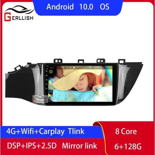 For Kia RIO 4 x-line 2009-2015 2016 Android Auto Autoradio Carplay Car Multimedia Player Interne Radio Wifi 1 Din Bluetooth Dab