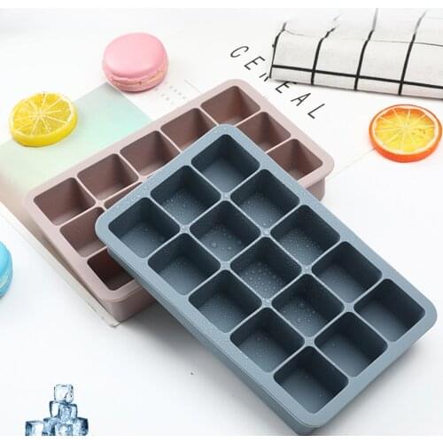 Quick-freezer Silicone Ice Cube Maker Trays with Lids for Freezer Icecream Cold Drinks Whiskey Cocktails Kitchen Tools Ice Mold