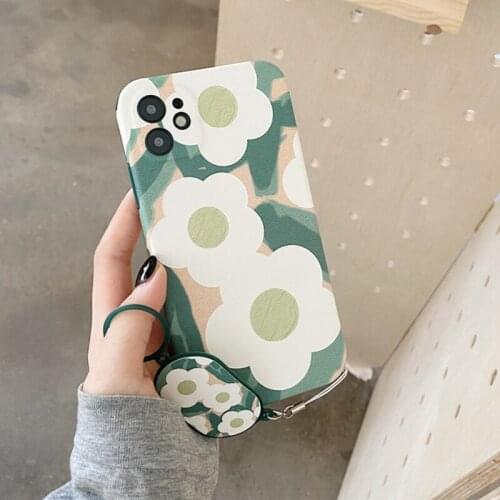 Flower TPU Phone Case for iPhone 12 Pro MAX 11 Pro 11 Pro MAX XR XS MAX 7/8 Plus SE 2020 Protective Cover