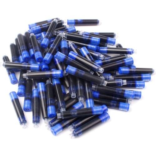 20pcs 2.6 / 3.4 Black Universal Fountain Pen Ink Cartridges pen refill