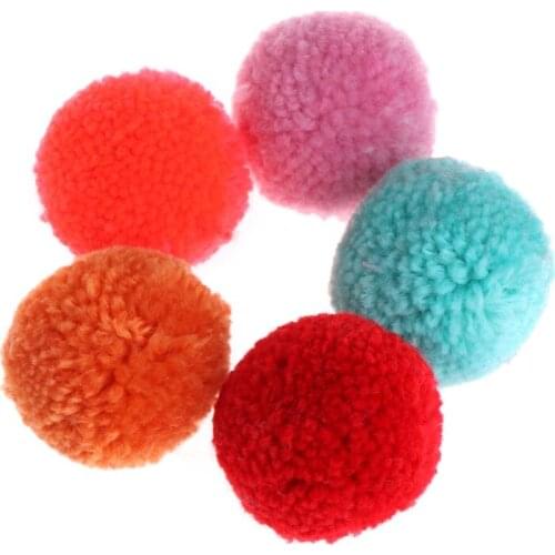 5 Pcs Cat Toy Plush Balls Assorted Pet Game Kitten Interactive Soft Candy Color 449C
