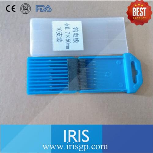 IRIS High Quality 10 pcs Tungsten Electrode Diameter 0.7*50mm for Denture or Jewelry Welder Free Shipping Tungsten Electrode