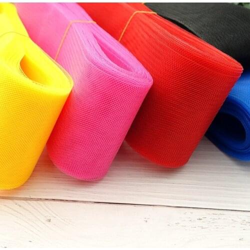 3.1" 8cm soft polyester hair horse mesh braid ribbon for bottom of skirts party wedding dress