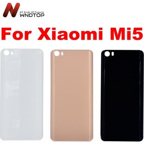 Original For Xiaomi Mi5 Back Cover Case Protective Battery Back Cover Housing Replacement For Xiaomi Mi 5 Battery Cover