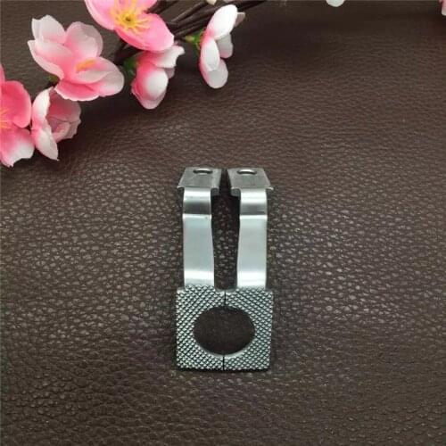 Industrial Bartack Sewing Machine Work Clamp Foot( Round Presser Foot)&Feed Plate(Needle Plate) Kit,Fit For Brother 430D Machine