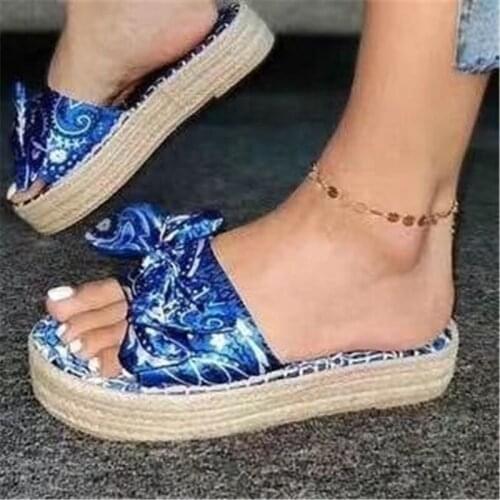 2020 Summer Sandals Shoes Fashion Women Sexy Bow Sandals Outdoor Beach Sandals for Women Open Toe Sandals Zapatos De Mujer