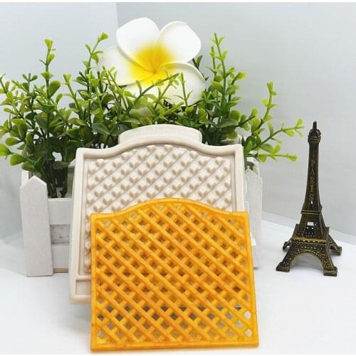 Diamond Grid Silicone Mold Chocolate Dessert 3D Decoration Supplies DIY Cake Pastry Fondant Moulds Resin Kitchen Baking Tool