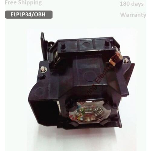 Compatible UHE 170W Original Projector Lamp V13H010L34 /ELPLP34 for Epson EMP 62/EMP 62C/EMP 63/EMP63C/EMP76/EMP 76C