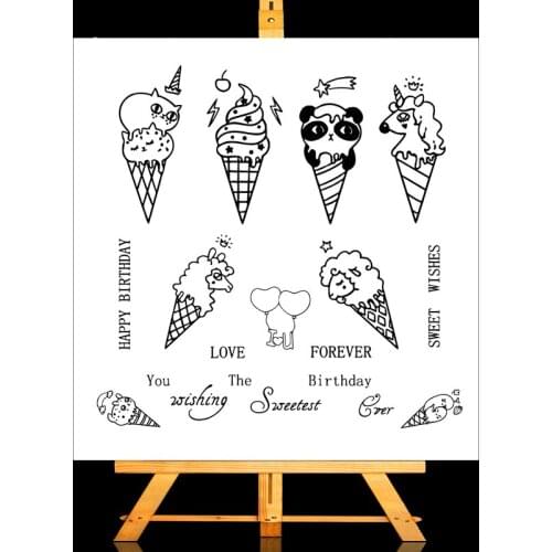 ZhuoAng Rich and delicious Clear Stamps/Card Making Holiday decorations For scrapbooking Transparent stamps 13*13cm