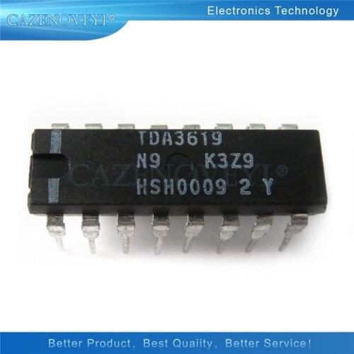 2pcs/lot TDA3619 3619 DIP-16 In Stock