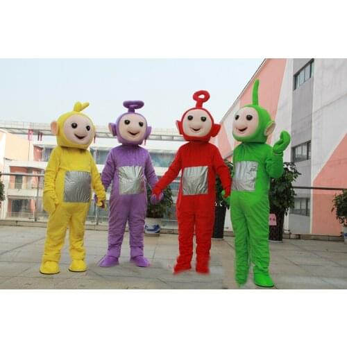 2018 Adult Cute Teletubbies Mascot Costume Multiple Color Fancy Dress Festive Clothing Adult Cute Halloween Teletubbies Mascot