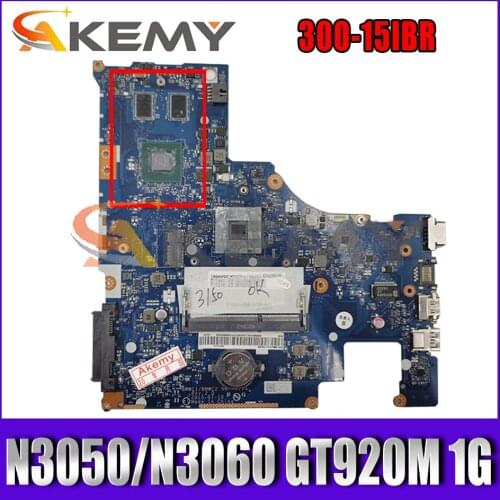 Akemy BMWC1/BMWC2 NM-A471 Motherboard For Lenovo 300-15IBR Laptop Motherboard CPU N3050/N3060 GT920M 1G DDR3 100% Test Work