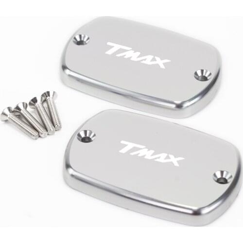 Motorcycle Accessories High Quality CNC Brake Fluid Reservoir Cap Cover For Yamaha T-Max 500 2004-2011 TMax 530 2012-2016 2015