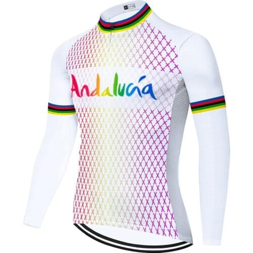 Andalucia Summer Spirng Maillots Malliot 2021 Hombre Maillot Cyclisme Homme Maglia Uomo Camisa Ciclismo Masculina Jersey