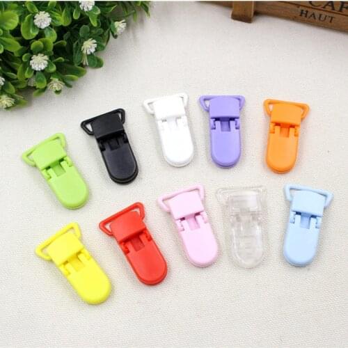 Free shipping , 10pcs / lot plastic clip 10 color mix DIY handmade 20mm * 42mm , NZJ11