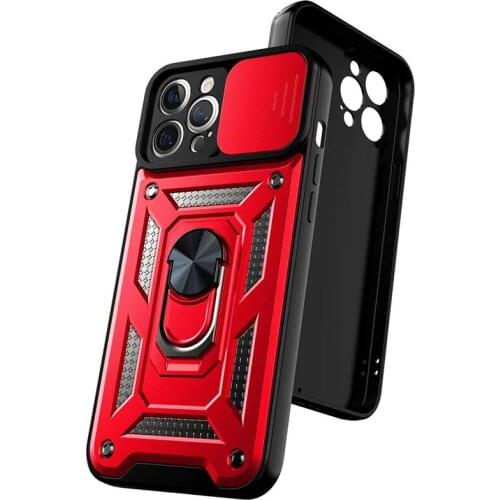 Luxury Hybrid Heavy Duty Armor Adsorption Silicone Case For Xiaomi Mi POCO X3 FNC 11 Lite 11X PRO Metal Magnetic Kickstand Case