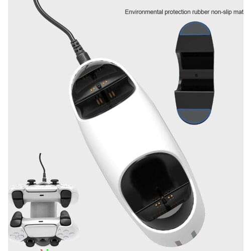 Dual Fast Charger for PS5 Wireless Controller USB Type-C Charging Cradle Dock Station for Sony Play Station5 Joystick Gamepad