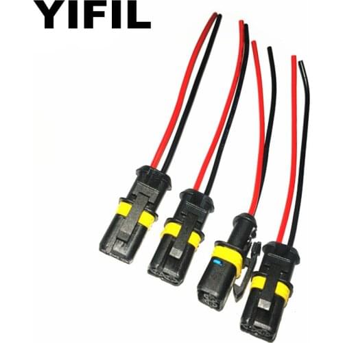 2 Pin/Way EFI Start Relay Start Motor Relay Deceleration Starter Socket Plug Connector With Harness Pigtail For Bosch