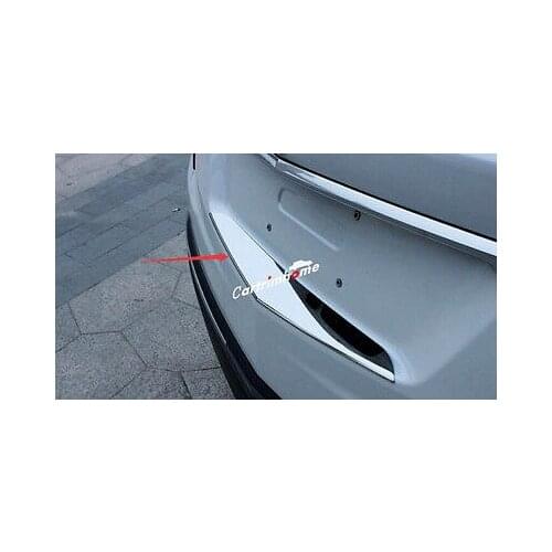 Stainless Rear Tailgate Trunk Lid Cover Trim 1pcs for Cadillac XT5 2016 2017