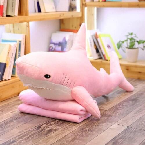 VKontakte Hottest Plush Shark Toy 2020 New Hot Stuffed Shark Plush Toy Stuffed Pink Shark Cushion Plush Toy Children Gift