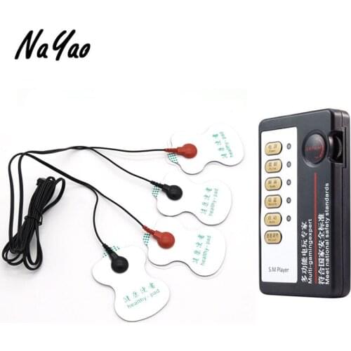 Electro Shock Nipple Cover Sticker Sex Toys Two Output Electric Shock Economic Host Medical Themed Toys DJX2086
