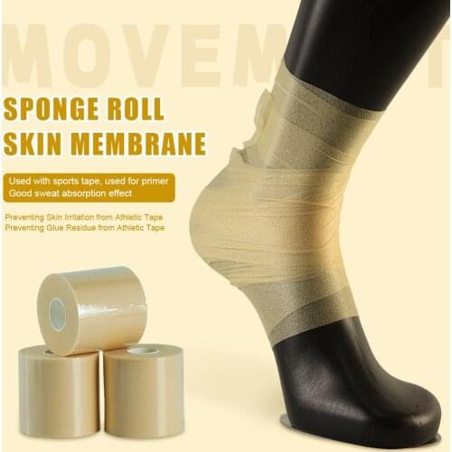 Qiancheng Skin film foam bandage Elbow Knee Pads Film Foam Underwrap Antiperspirant Protection Sports Pre-Wrap for Athletic Tape