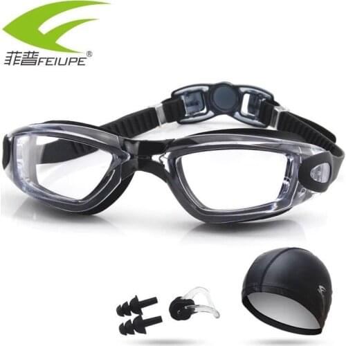 Swimming Goggles Myopia Anti-fog UV HD Glasses Clear Lens Optical for Men Women Diopter Sports Prescription Eyewear