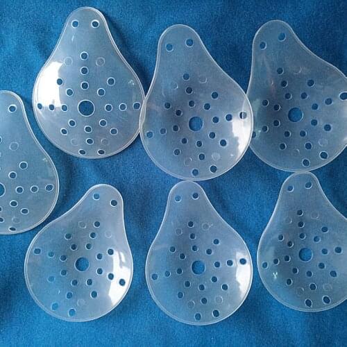 10pcs medical Porous breathable translucent plastic eye patch eye care after surgery porous plastic eye mask shield operation