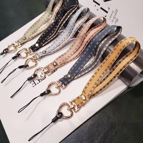 Popular 2in1 Phone Straps Wrist Rope Anti-lost Lanyard Universal For Airpods Key ID Card Phone Lanyards Strap Camera USB Holder