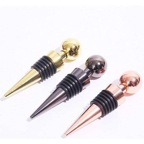 Zinc Alloy Champagne Wine Stopper for Bottle Beer Beverage Cork Vacuum Sealed Cap Keep Wine Fresh Kitchen Tools Bar Accessories